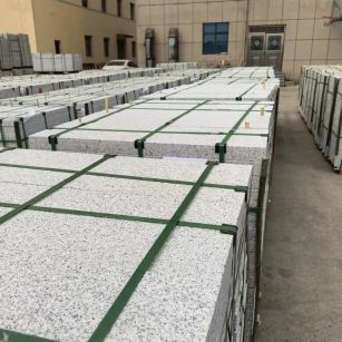 日照 白麻花岗岩5.0公分荔枝面地铺石