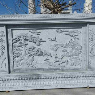 日照 芝麻白大型照壁，屏风，影壁