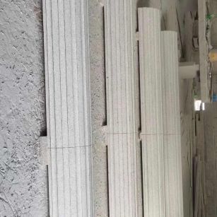 日照 花岗岩厂家带你看白麻花岗岩门楼大柱柱皮