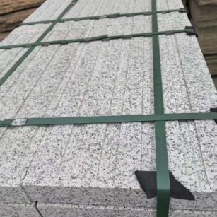 日照 白麻花岗岩直行盲道石，盲条，地铺石