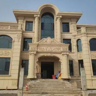 日照 黄金麻花岗岩别墅外墙干挂