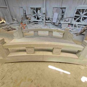 日照 芝麻灰花岗岩异形加工-拱桥，石桥