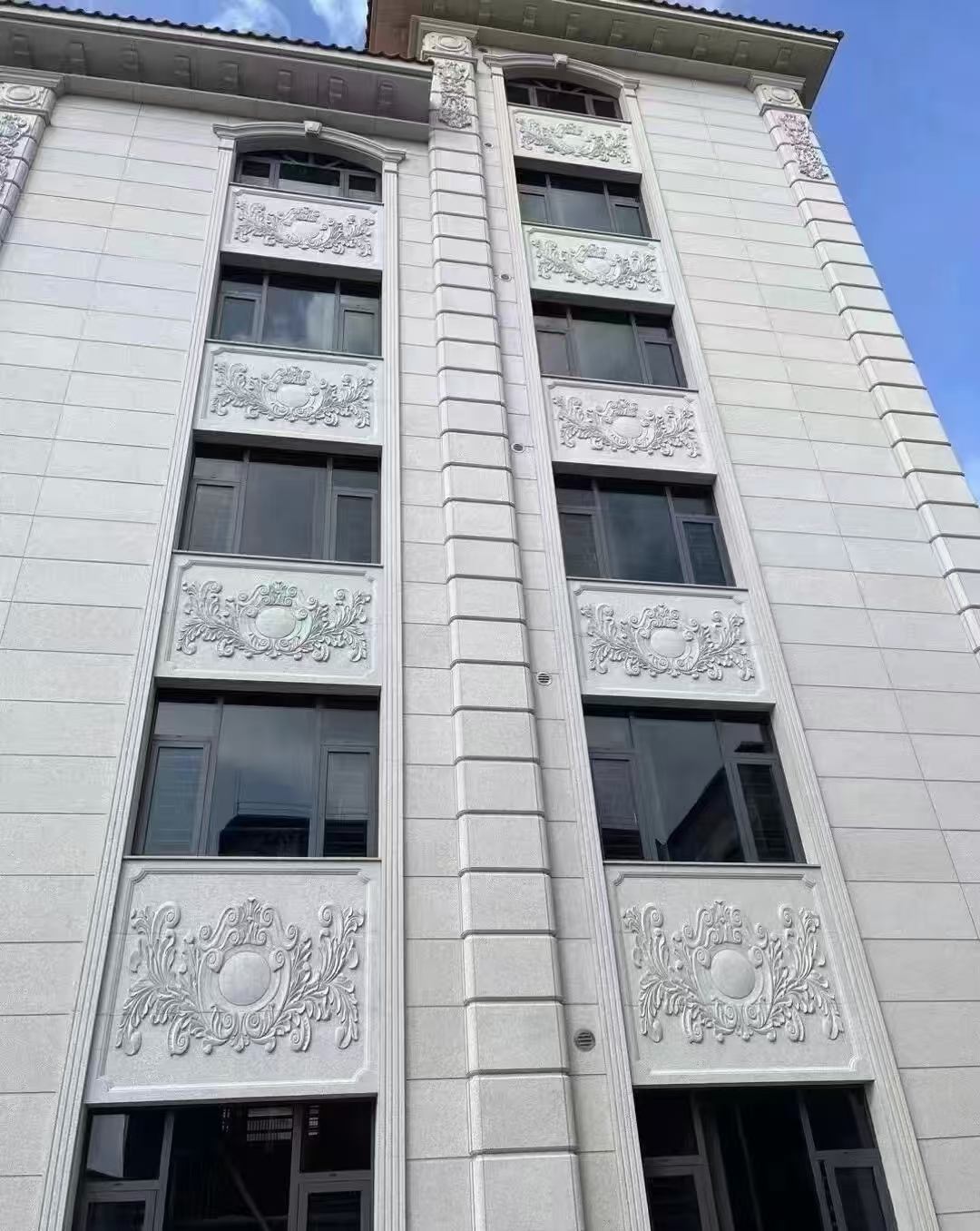 日照 白麻荔枝面花岗岩别墅外墙干挂