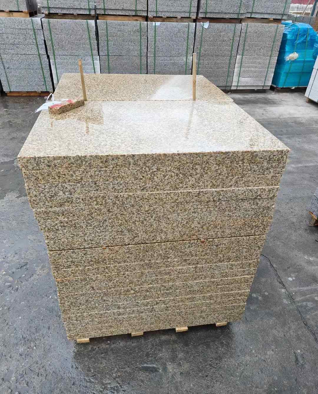 日照 湖北黄金麻花岗岩石材荔枝面外墙石材