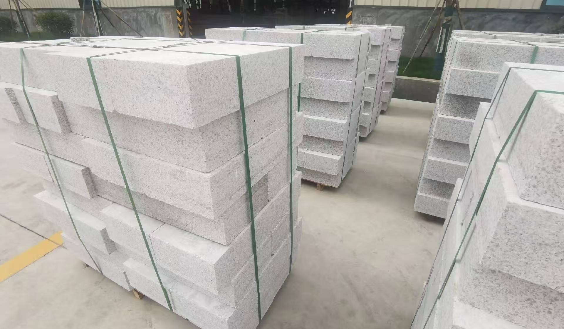 日照 白麻花岗岩路沿石，立缘石，平缘石，路牙石，道牙石，马路牙子等