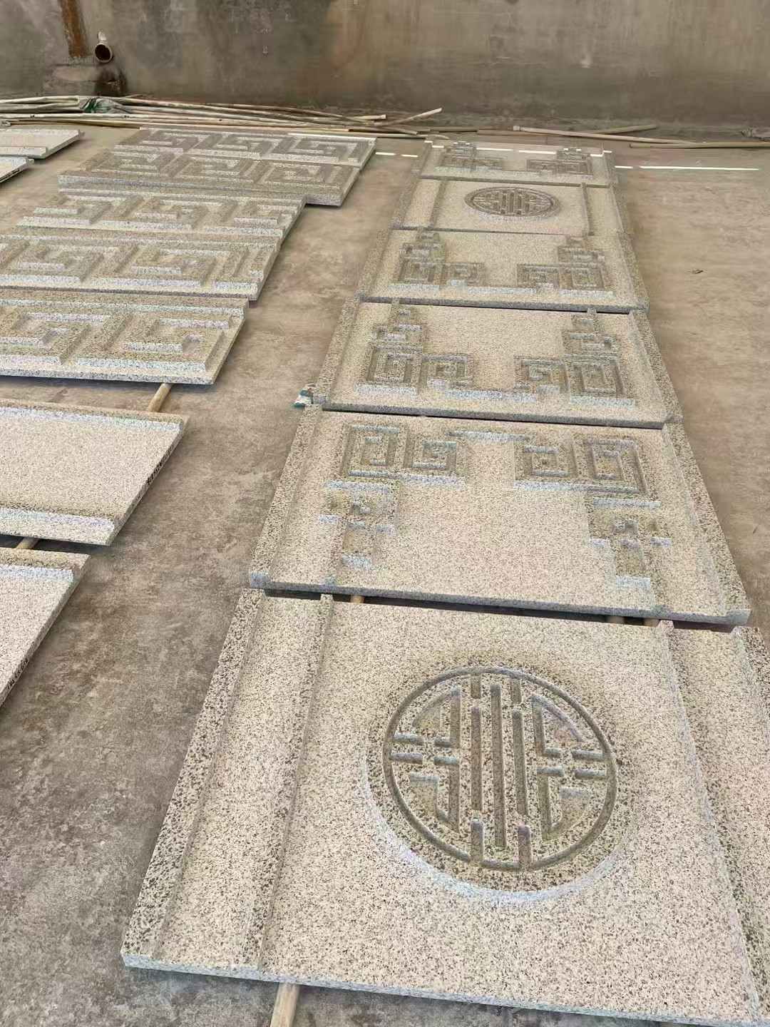 日照 白麻花岗岩外墙立面雕刻板