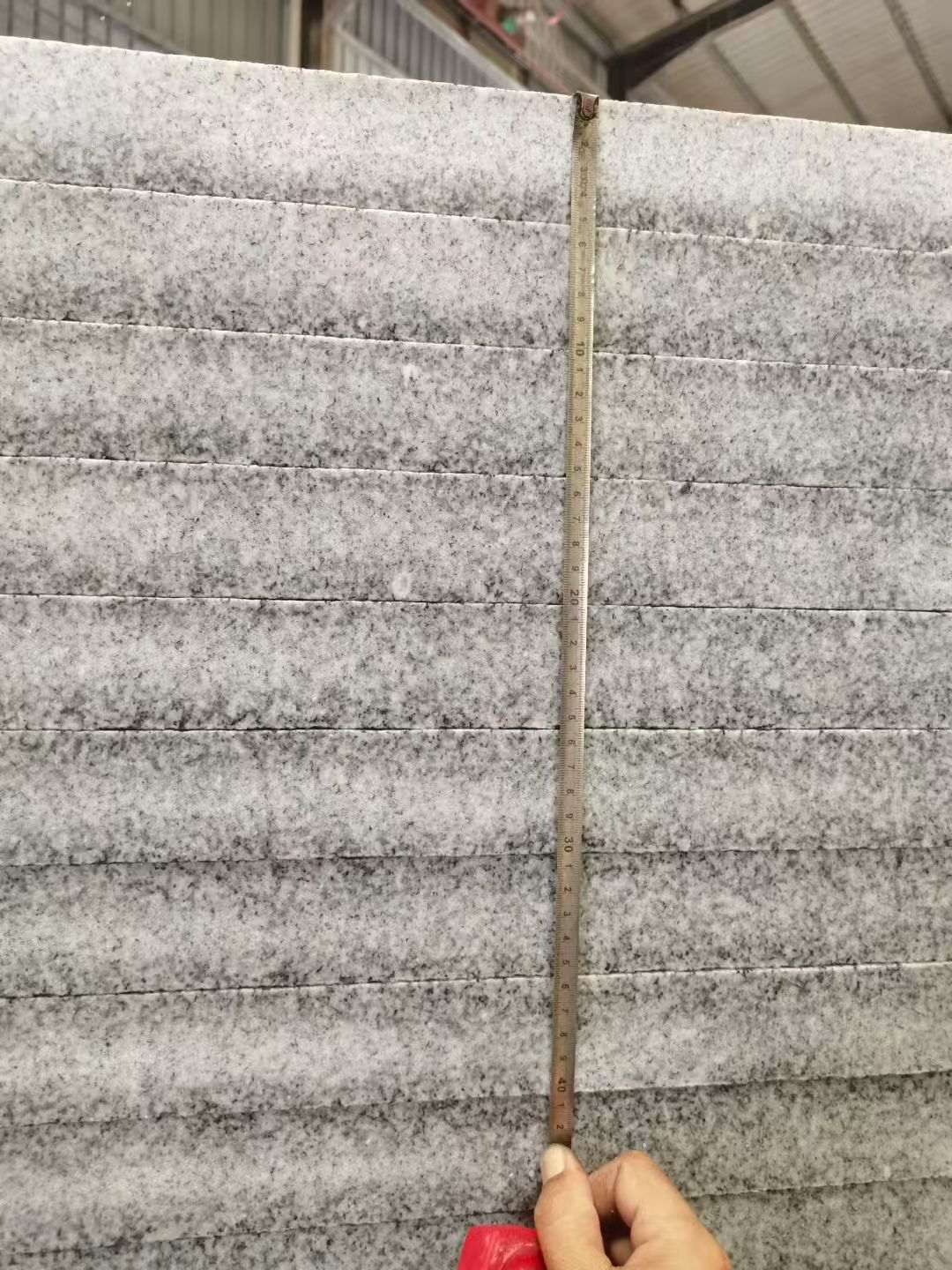 日照 芝麻白火烧成品厚薄均匀，B料价格接近A料质量